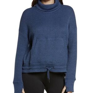 ❤️Sweaty Betty Bouclé Funnel Neck Sweatshirt